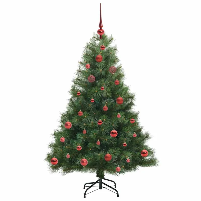 Dirbtinė Kalėdų eglutė su 150 LED Žalia 150 cm PE ir PVC