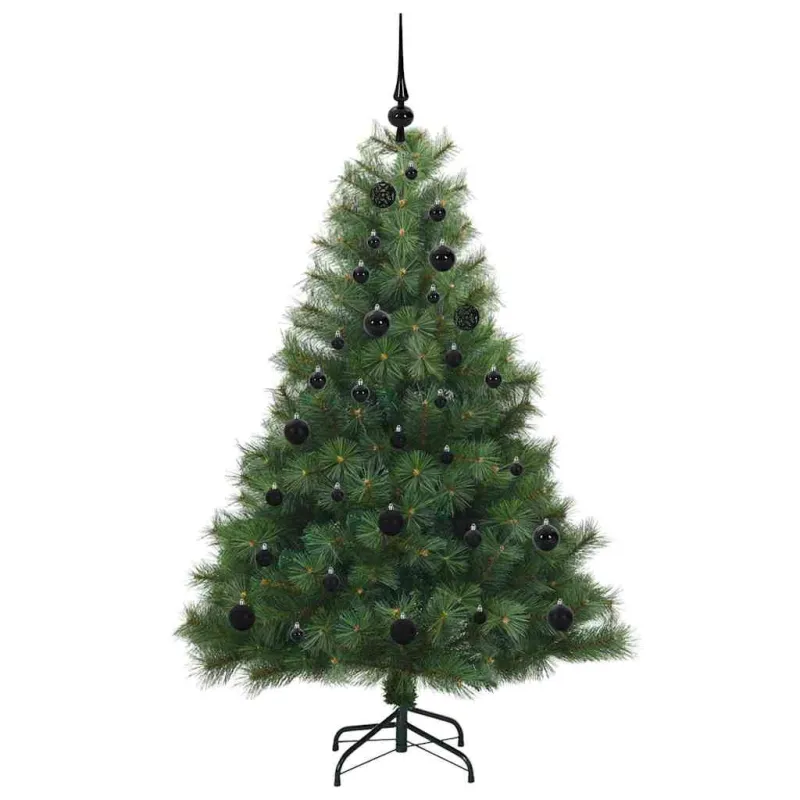Dirbtinė Kalėdų eglutė su 150 LED Žalia 150 cm PE ir PVC