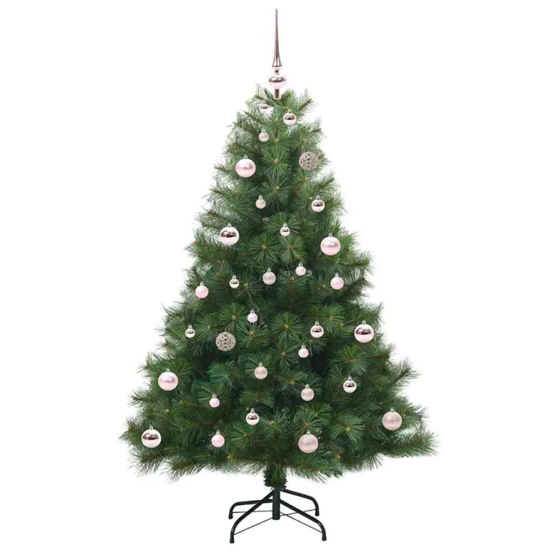 Dirbtinė Kalėdų eglutė su 150 LED Žalia 150 cm PE ir PVC