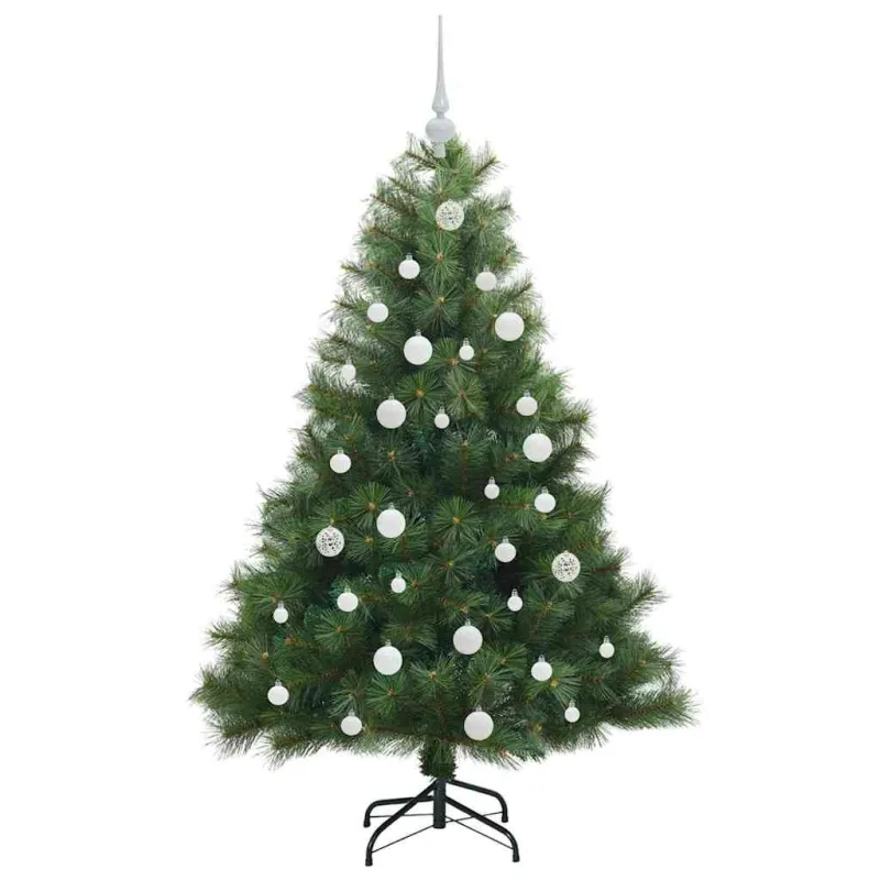 Dirbtinė Kalėdų eglutė su 150 LED Žalia 150 cm PE ir PVC