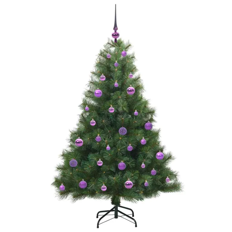 Dirbtinė Kalėdų eglutė su 150 LED Žalia 150 cm PE ir PVC