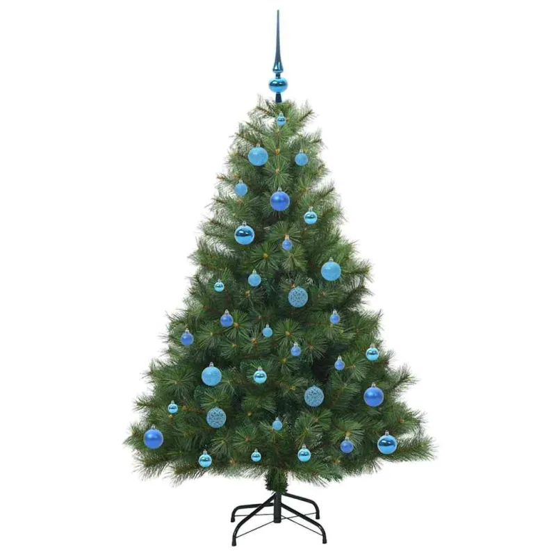 Dirbtinė Kalėdų eglutė su 150 LED Žalia 150 cm PE ir PVC