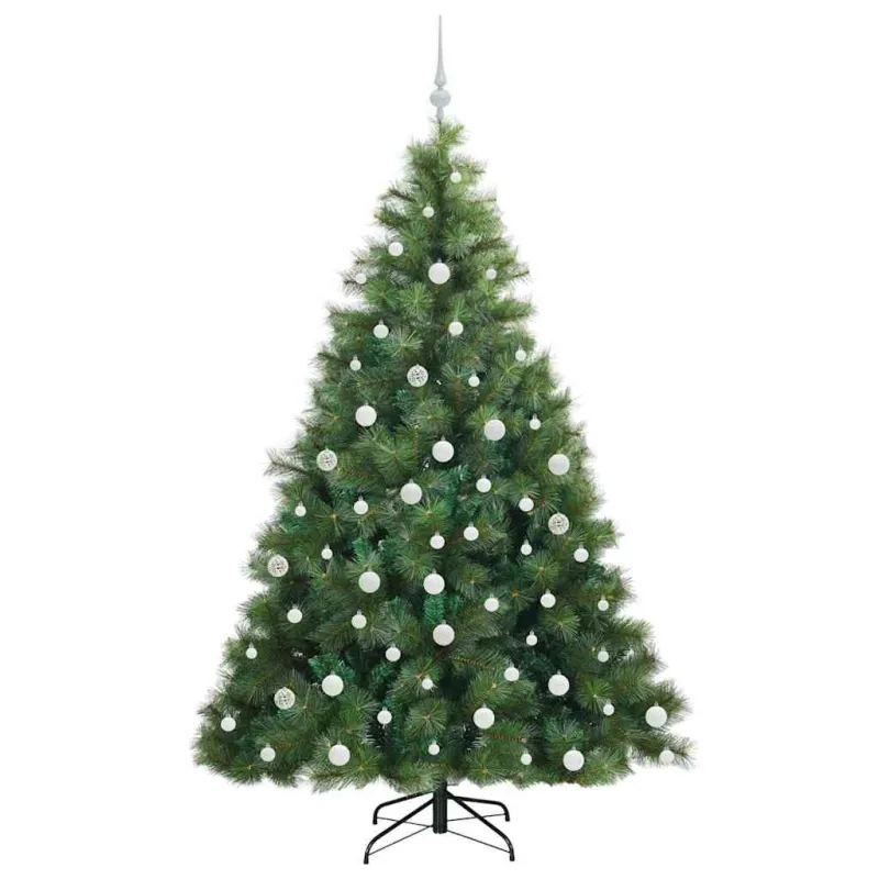 Dirbtinė Kalėdų eglutė su 300 LED Žalia 180 cm PE ir PVC