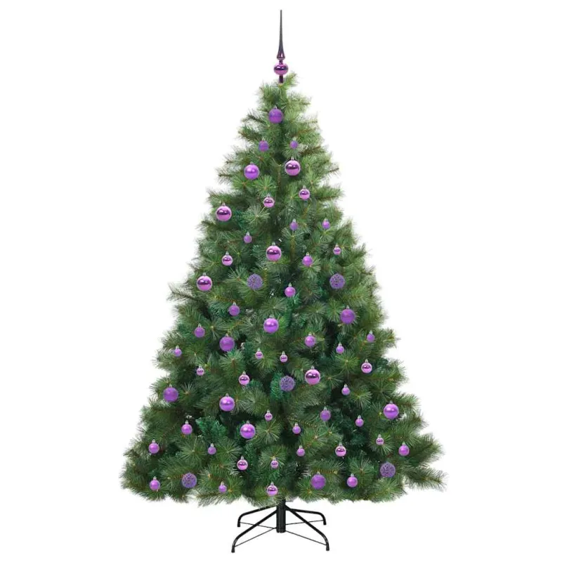 Dirbtinė Kalėdų eglutė su 300 LED Žalia 180 cm PE ir PVC