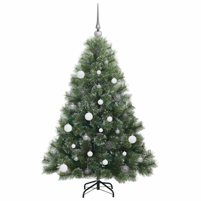 Dirbtinė Kalėdų eglutė su 150 LED Žalia 150 cm PE ir PVC