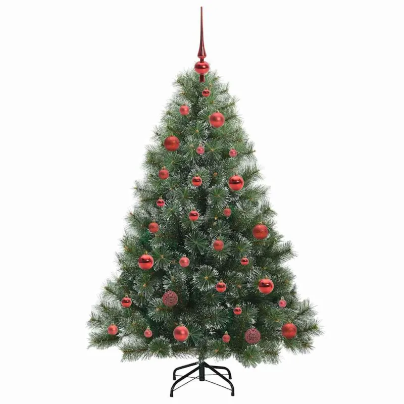 Dirbtinė Kalėdų eglutė su 150 LED Žalia 150 cm PE ir PVC