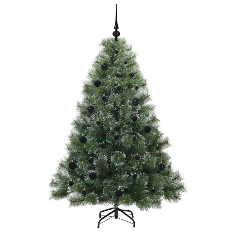 Dirbtinė Kalėdų eglutė su 150 LED Žalia 150 cm PE ir PVC