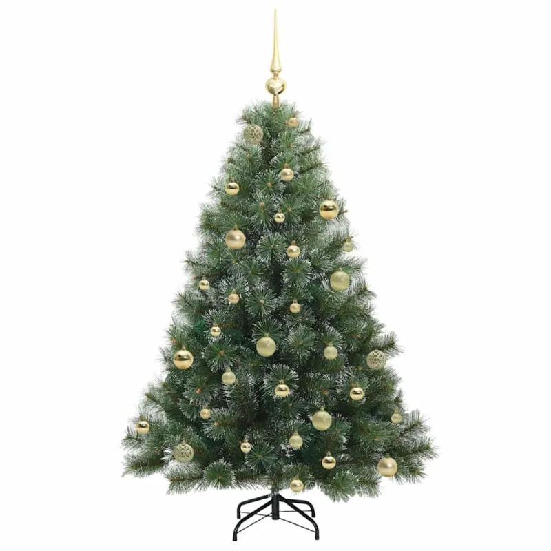 Dirbtinė Kalėdų eglutė su 150 LED Žalia 150 cm PE ir PVC
