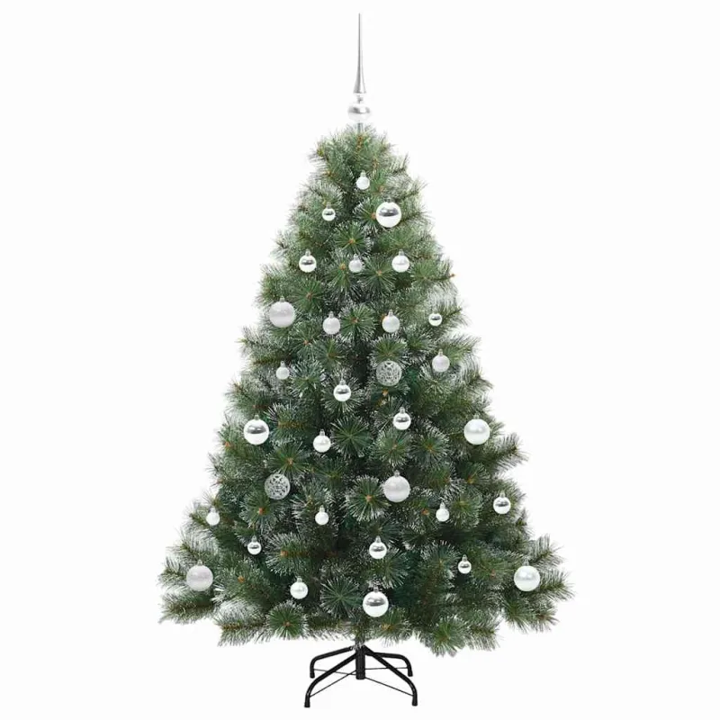 Dirbtinė Kalėdų eglutė su 150 LED Žalia 150 cm PE ir PVC