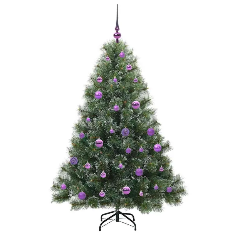 Dirbtinė Kalėdų eglutė su 150 LED Žalia 150 cm PE ir PVC