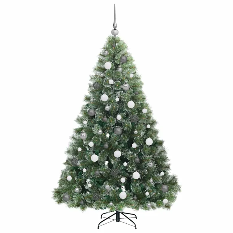 Dirbtinė Kalėdų eglutė su 300 LED Žalia 180 cm PE ir PVC