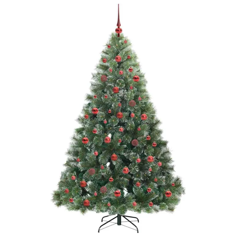 Dirbtinė Kalėdų eglutė su 300 LED Žalia 180 cm PE ir PVC