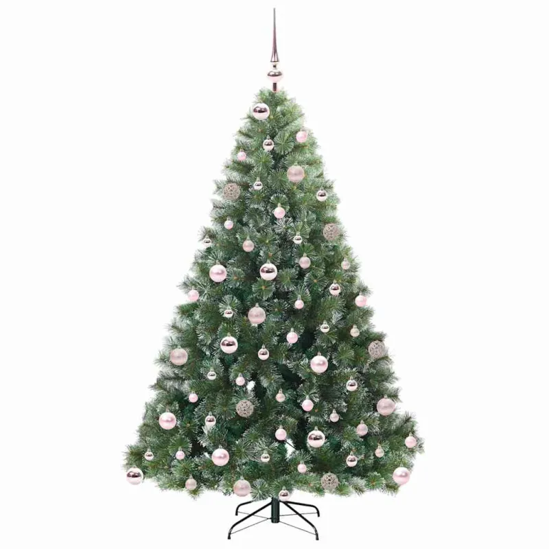 Dirbtinė Kalėdų eglutė su 300 LED Žalia 180 cm PE ir PVC