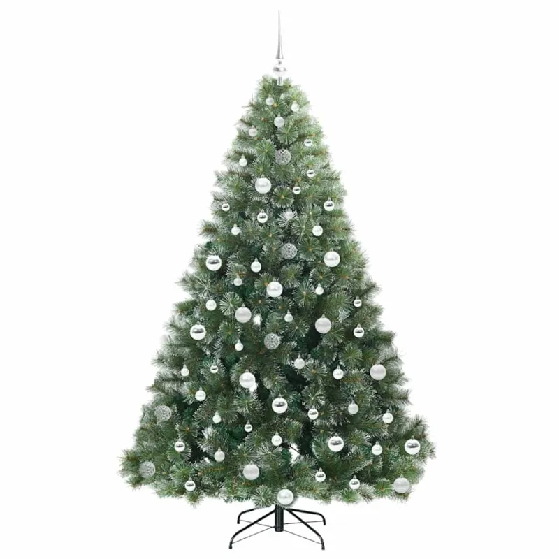 Dirbtinė Kalėdų eglutė su 300 LED Žalia 180 cm PE ir PVC
