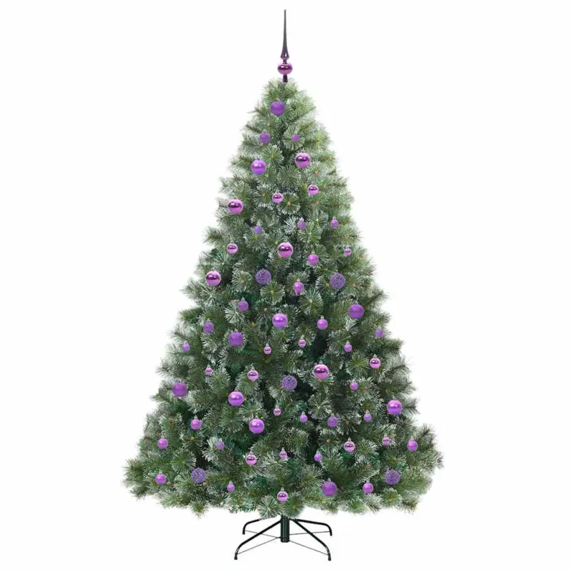 Dirbtinė Kalėdų eglutė su 300 LED Žalia 180 cm PE ir PVC