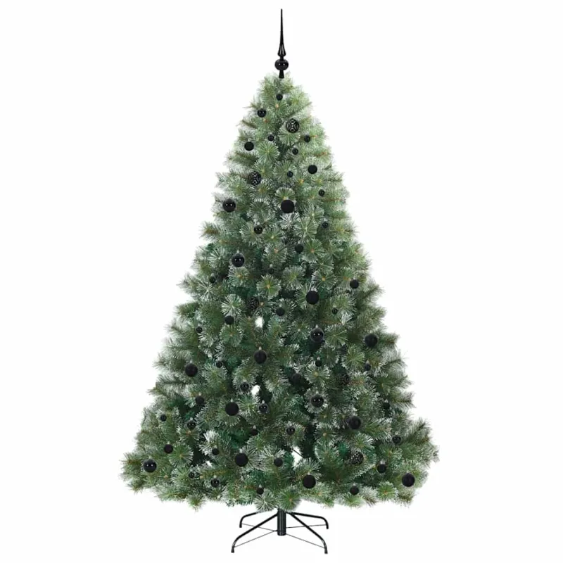 Dirbtinė Kalėdų eglutė su 300 LED Žalia 210 cm PE ir PVC