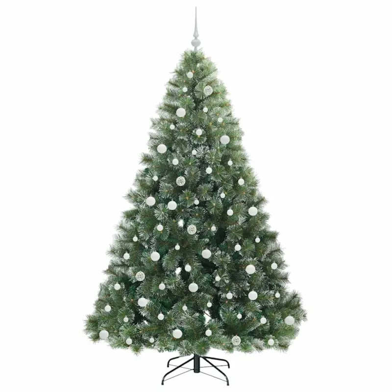 Dirbtinė Kalėdų eglutė su 300 LED Žalia 210 cm PE ir PVC