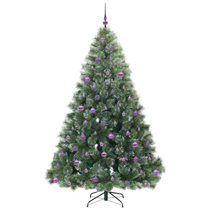 Dirbtinė Kalėdų eglutė su 300 LED Žalia 210 cm PE ir PVC