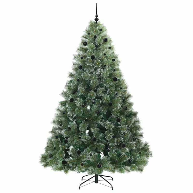 Dirbtinė Kalėdų eglutė su 300 LED Žalia 240 cm PE ir PVC