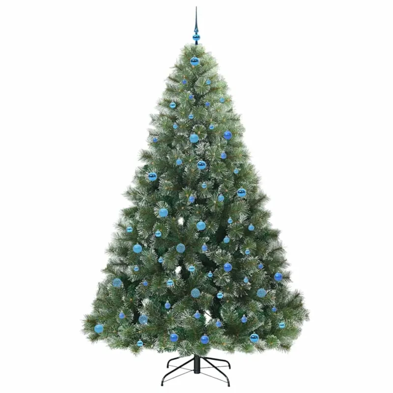 Dirbtinė Kalėdų eglutė su 300 LED Žalia 240 cm PE ir PVC