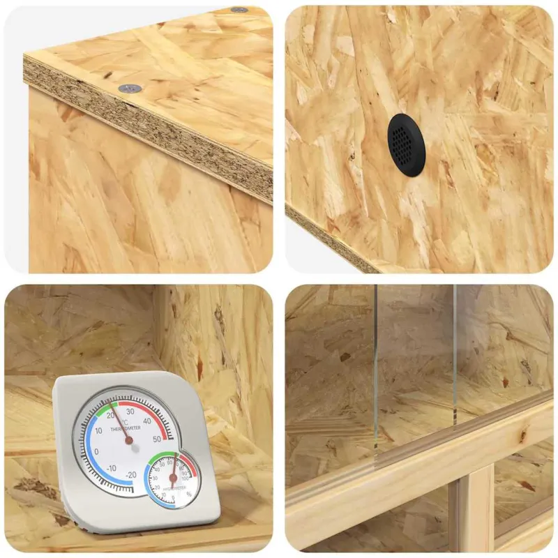 Terariumas Ruda 100 x 50 x 100 cm OSB