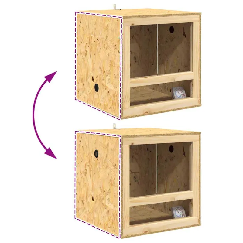 Terariumas Ruda 50 x 50 x 100 cm OSB