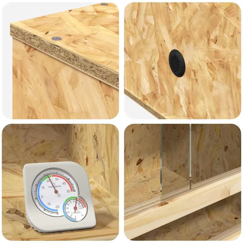 Terariumas Ruda 50 x 50 x 150 cm OSB