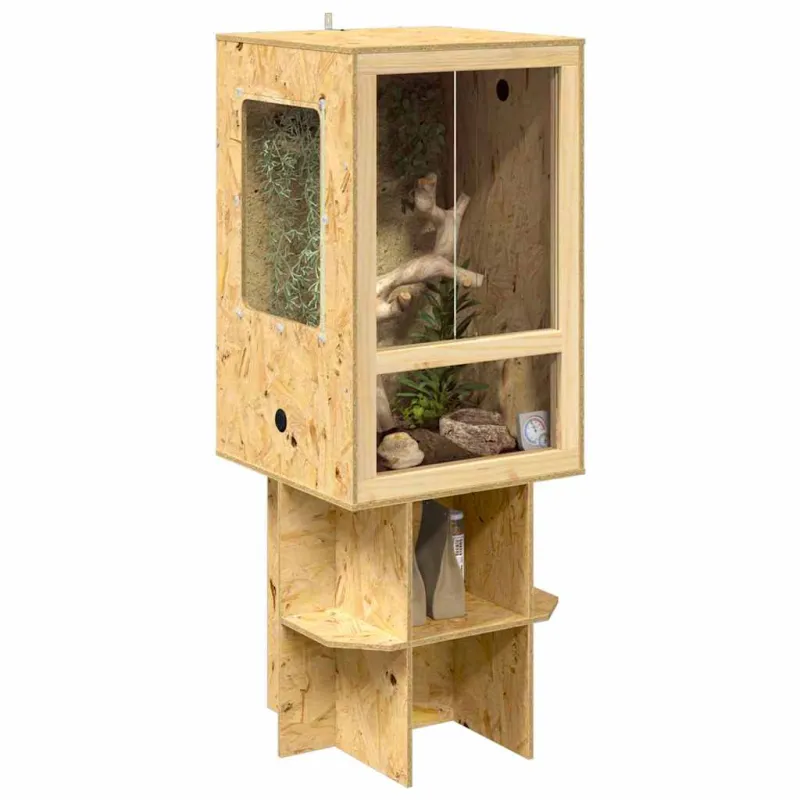 Terariumas Ruda 50 x 50 x 130 cm OSB