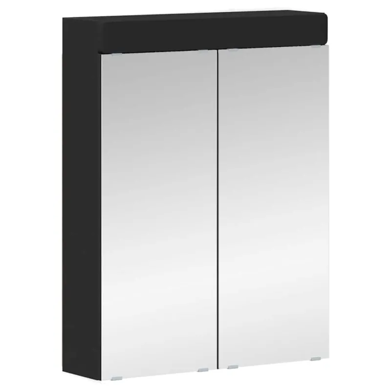 Vonios baldų rinkinys TULUM 2 pcs Juoda 60 x 34 x 63 cm