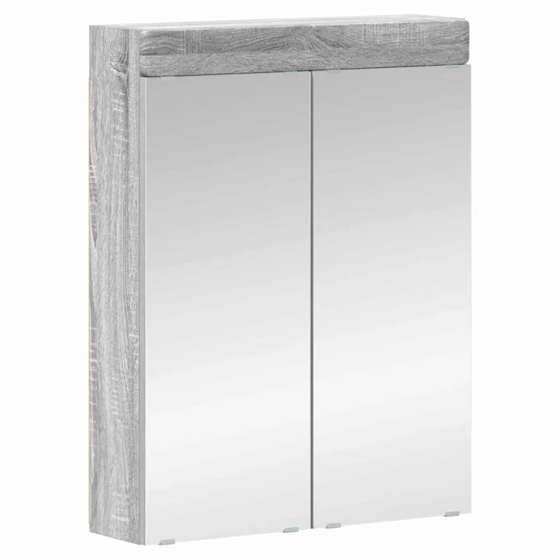 Vonios baldų rinkinys TULUM 2 pcs Pilkas Sonoma 60 x 34 x 63 cm