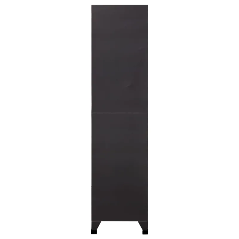 Persirengimo spintelė, antracito spalvos, 90x45x180cm, plienas