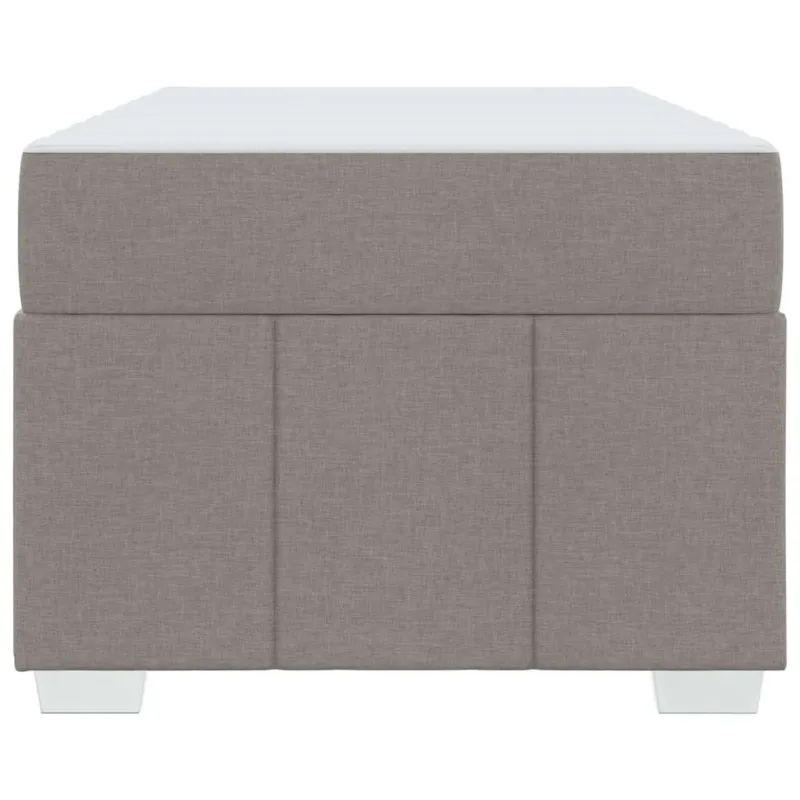 Lovos rėmas su čiužiniu Taupe 80 x 200 cm audinys