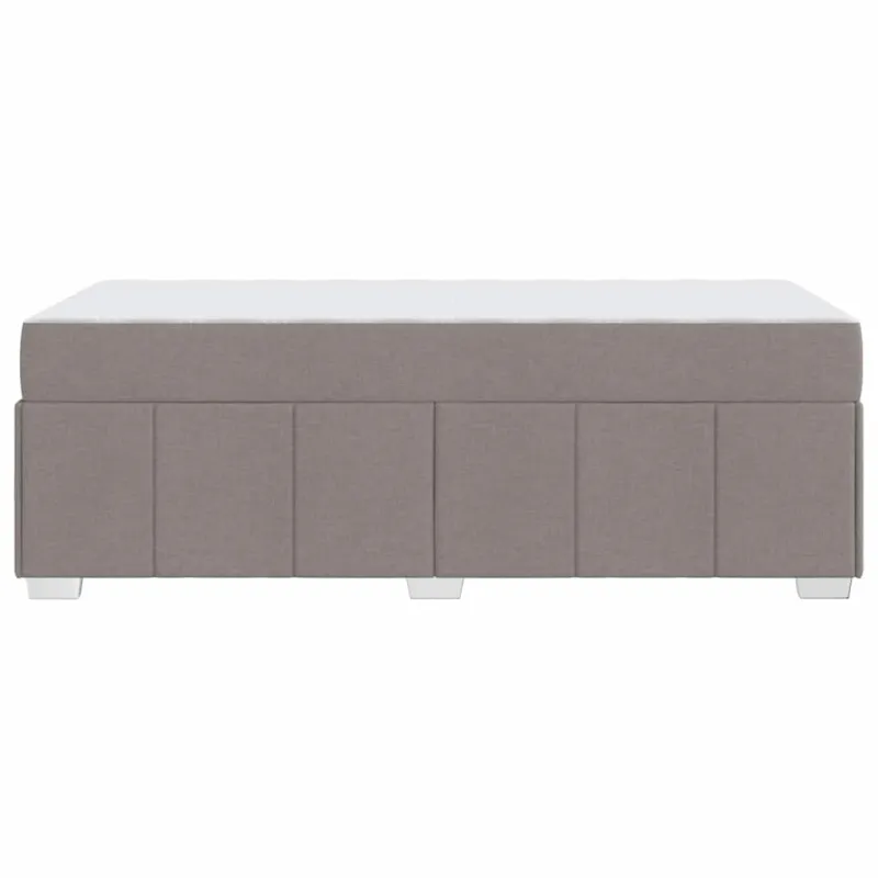 Lovos rėmas su čiužiniu Taupe 80 x 200 cm audinys