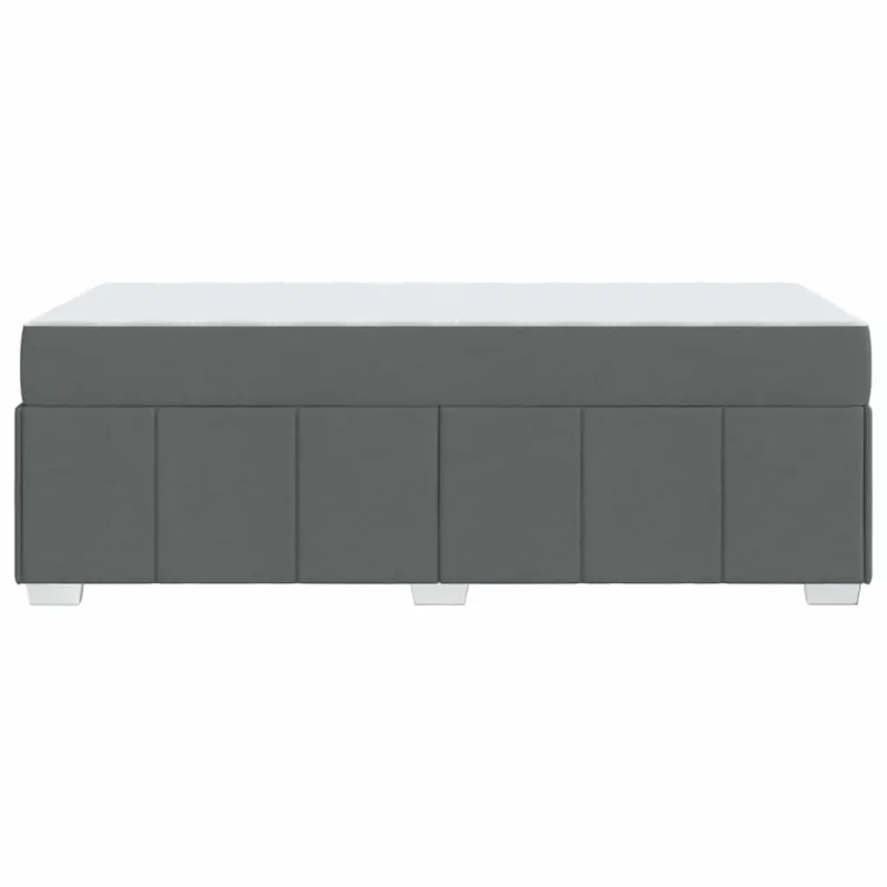 Lovos rėmas su čiužiniu Tamsiai pilka 90 x 200 cm audinys