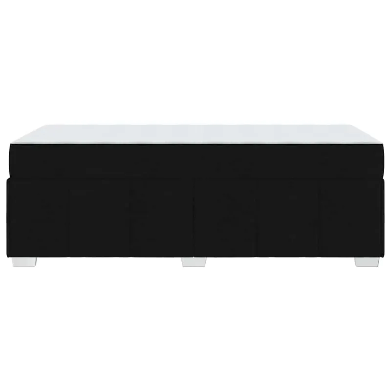 Lovos rėmas su čiužiniu Juoda 100 x 200 cm audinys