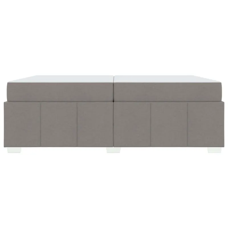 Lovos rėmas su čiužiniu Taupe 200 x 200 cm audinys