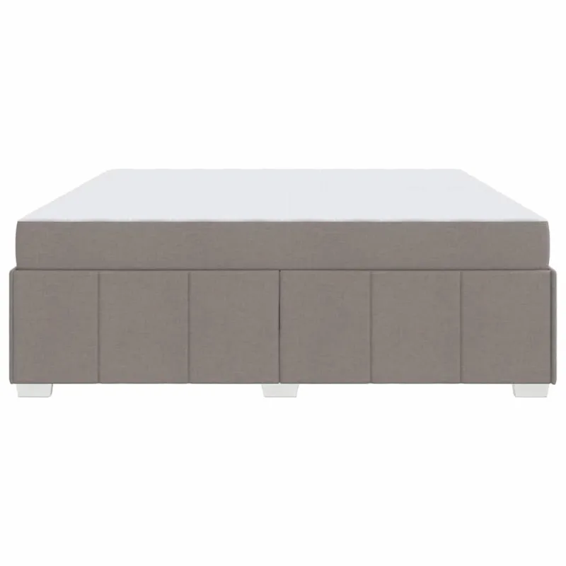 Lovos rėmas su čiužiniu Taupe 200 x 200 cm audinys