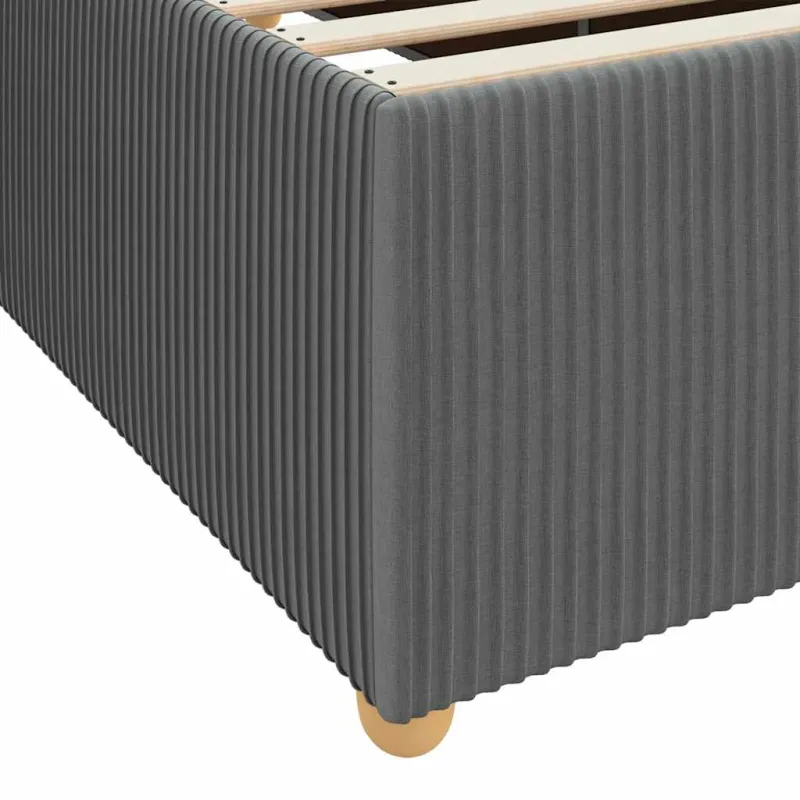 Lovos rėmas su čiužiniu Tamsiai pilka 80 x 200 cm audinys