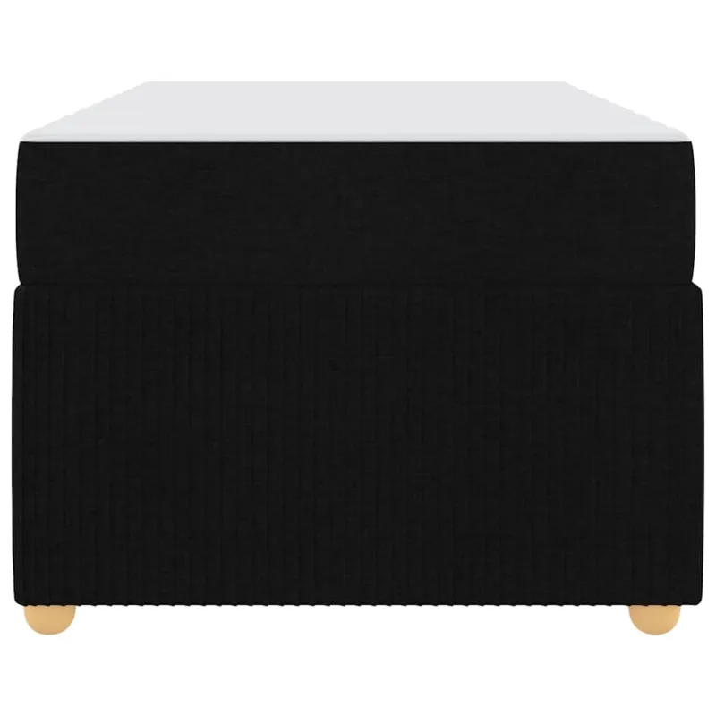 Lovos rėmas su čiužiniu Juoda 80 x 200 cm audinys