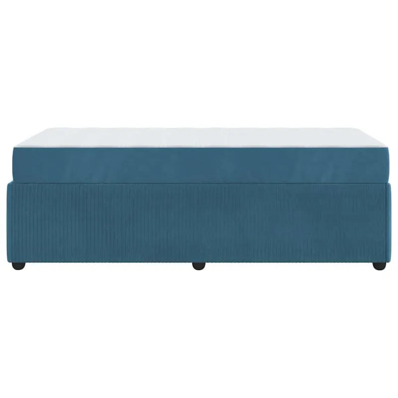 Lovos rėmas su čiužiniu Mėlyna 100 x 200 cm audinys