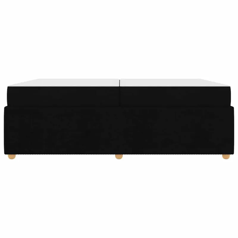 Lovos rėmas su čiužiniu Juoda 200 x 200 cm audinys