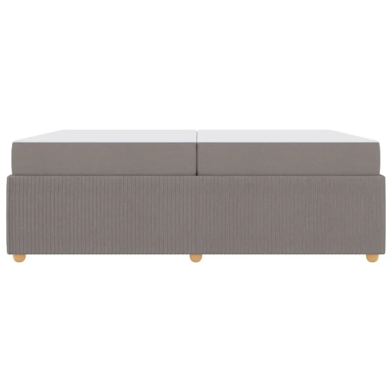 Lovos rėmas su čiužiniu Taupe 200 x 200 cm audinys