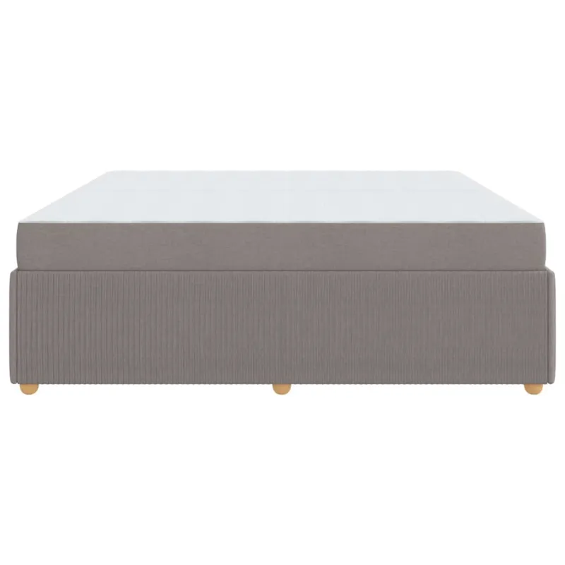 Lovos rėmas su čiužiniu Taupe 200 x 200 cm audinys