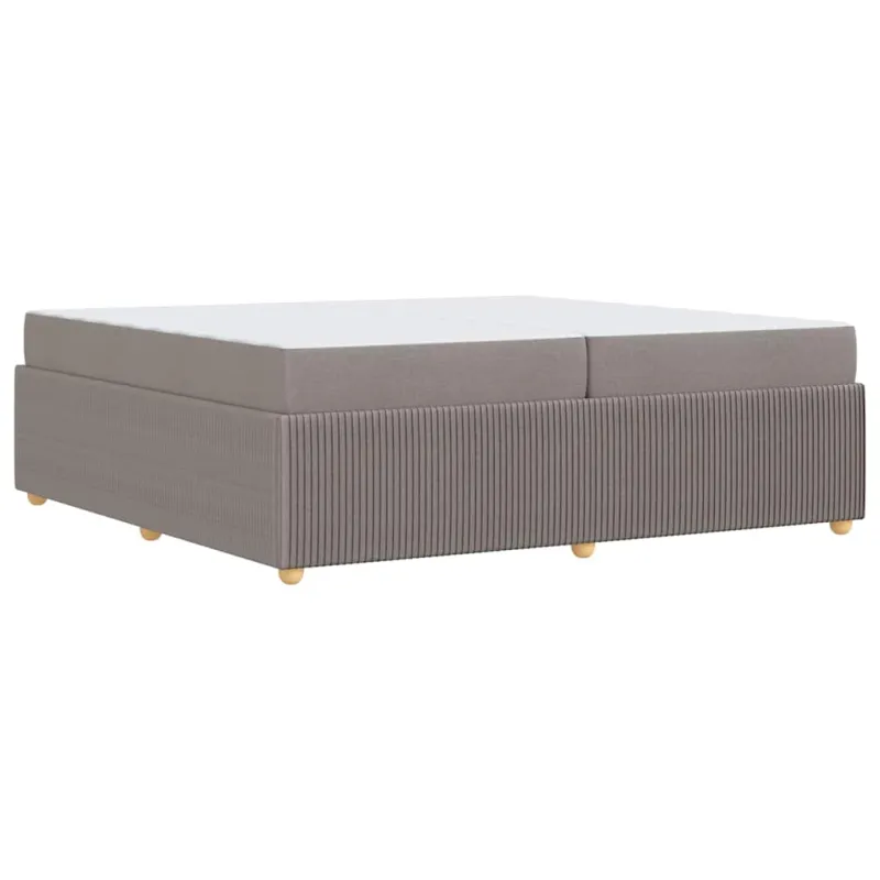 Lovos rėmas su čiužiniu Taupe 200 x 200 cm audinys