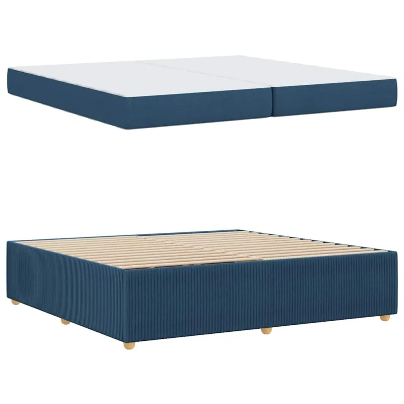 Lovos rėmas su čiužiniu Mėlyna 200 x 200 cm audinys