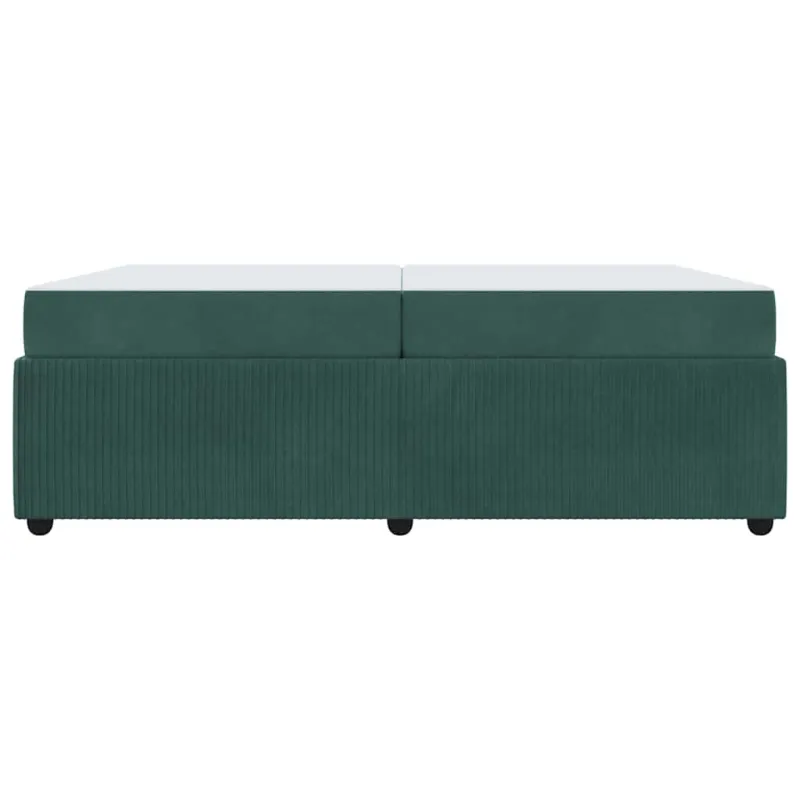 Lovos rėmas su čiužiniu Tamsiai žalia 200 x 200 cm audinys