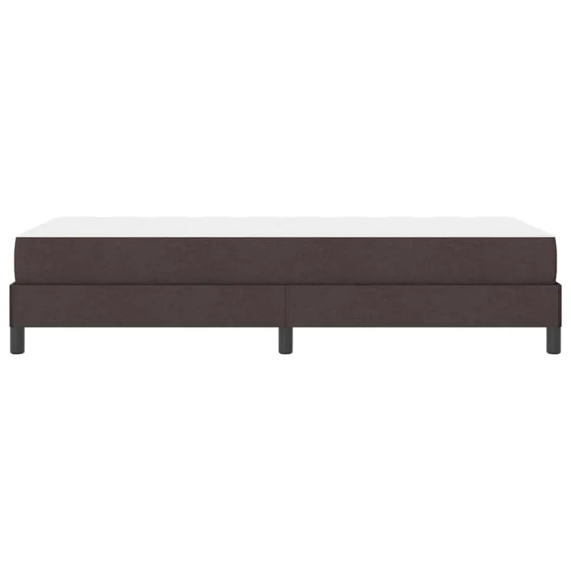 Kiemas lova su čiužiniu Tamsiai rudas 90 x 190 cm audinys