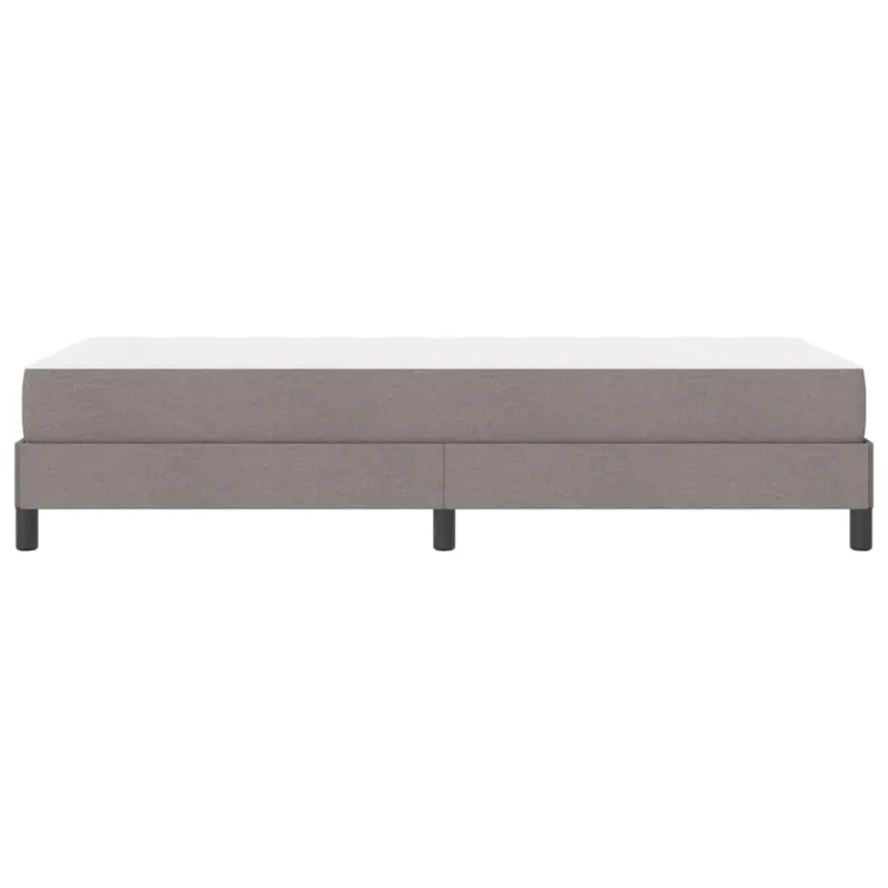 Kiemas lova su čiužiniu Taupe 90 x 200 cm audinys