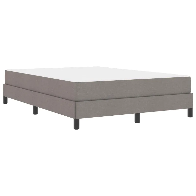 Kiemas lova su čiužiniu Taupe 140 x 190 cm audinys