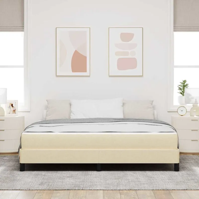Kiemas lova Kreminė 180 x 200 cm audinys